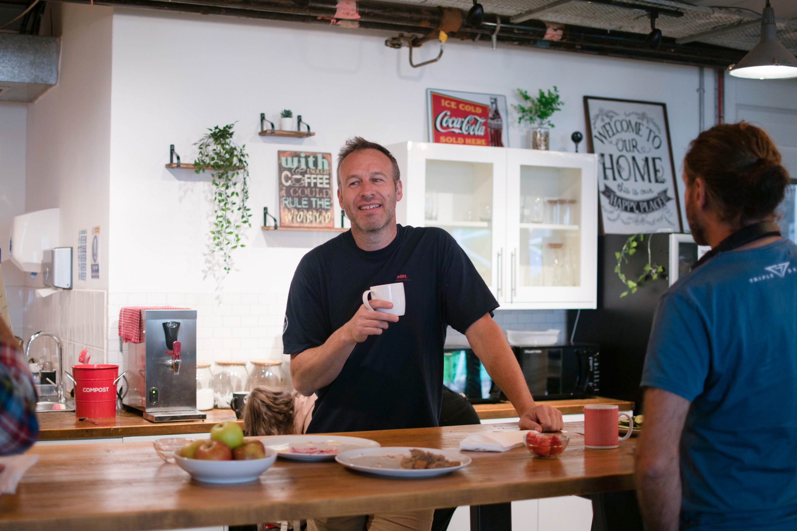 Our community kitchen is always bustling