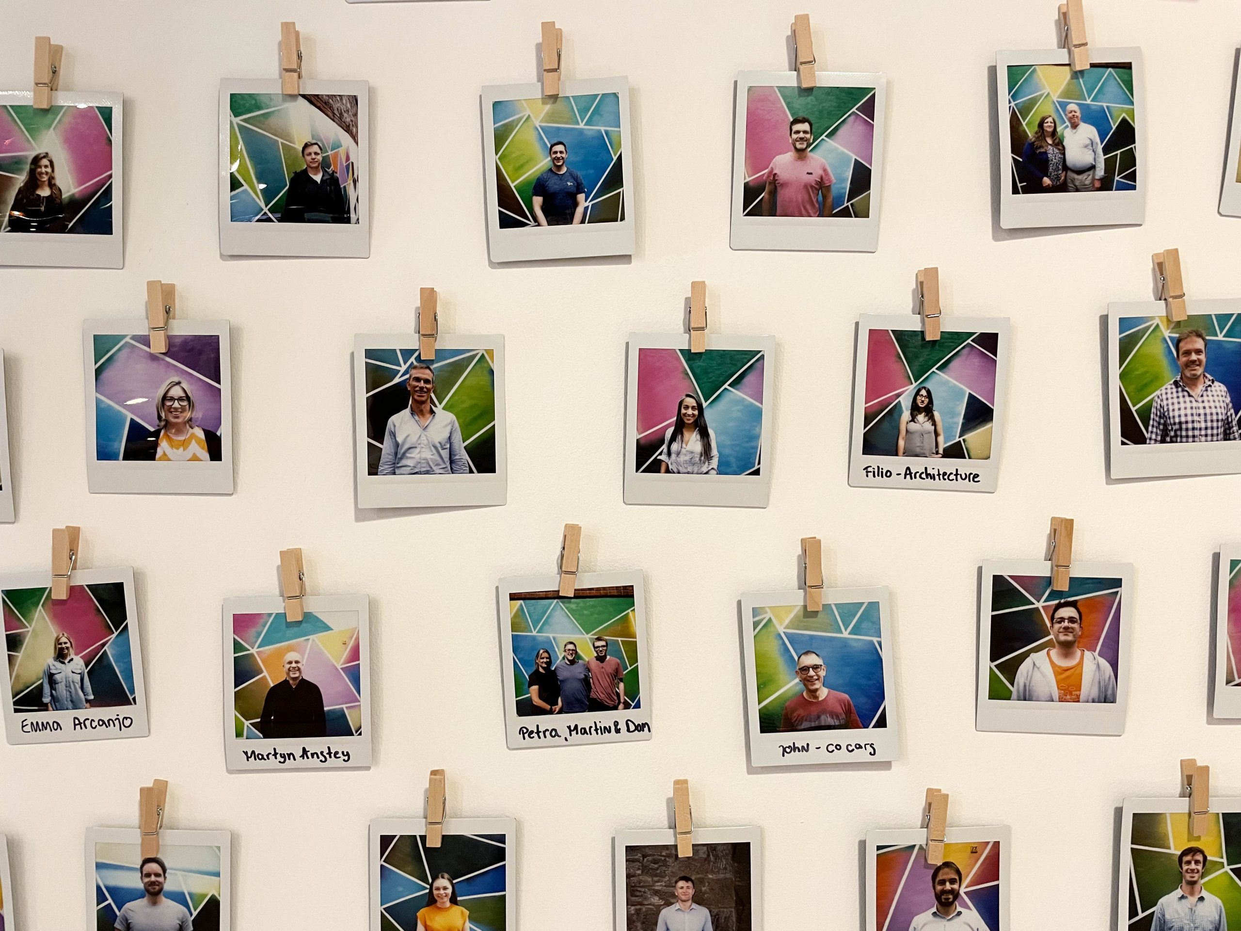 Community space members wall