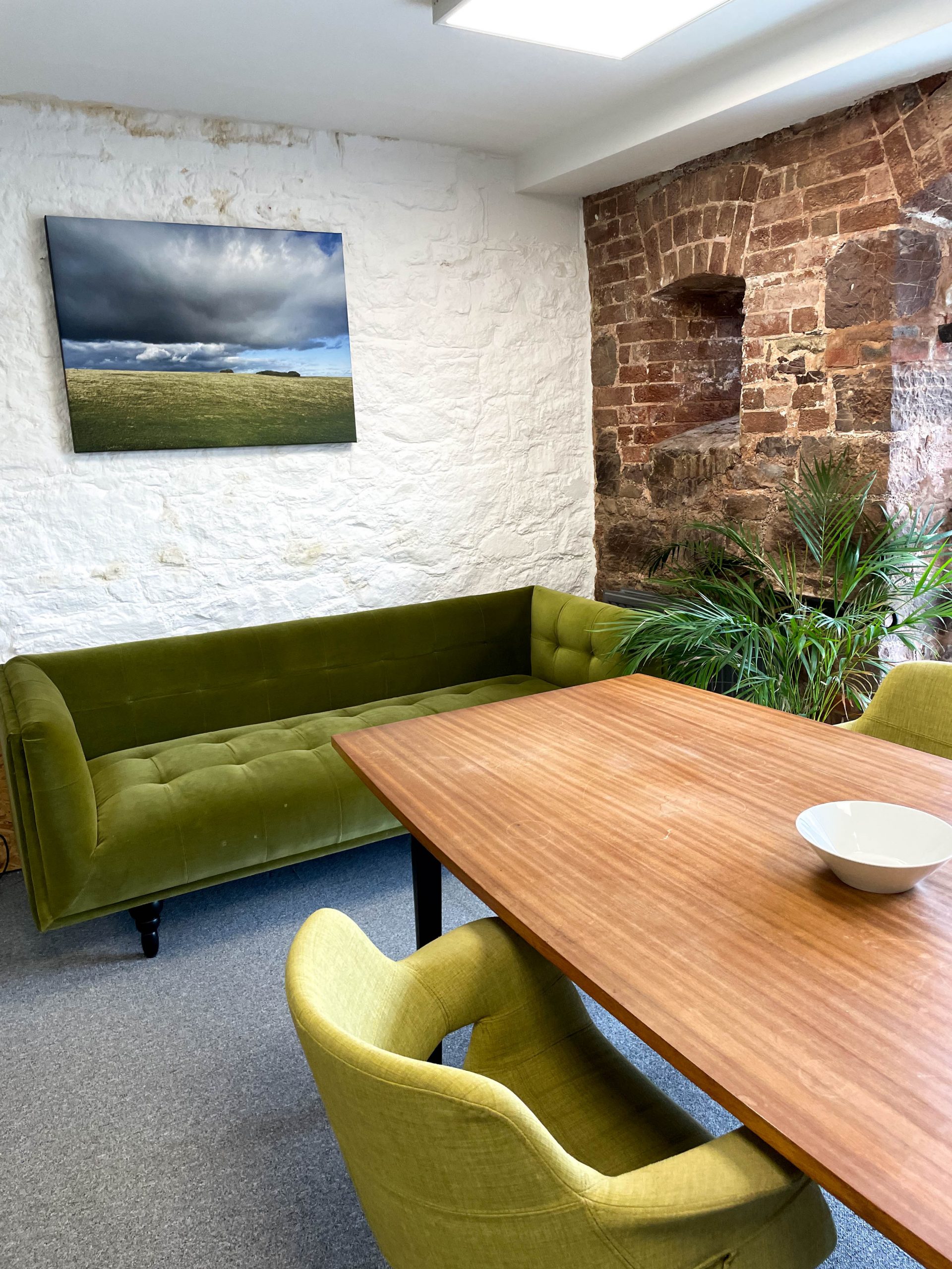 Bright comfortable meeting rooms
